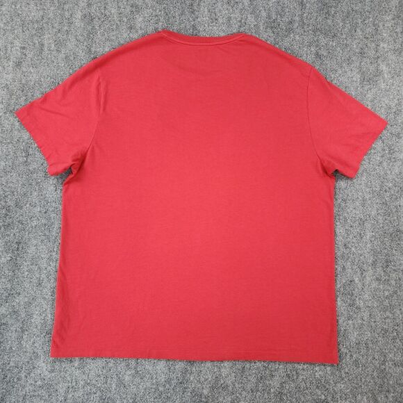 Polo Ralph Lauren Shirt Mens 1XB Red Blue Big Pony #3 Short Sleeve Casual Tee - Picture 3 of 16